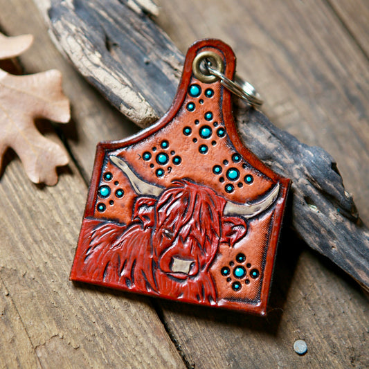 Highland Coo Keychain