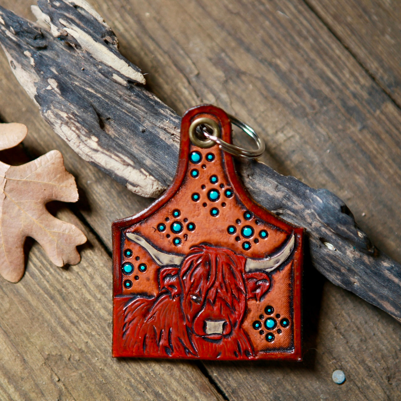 Highland Coo Keychain