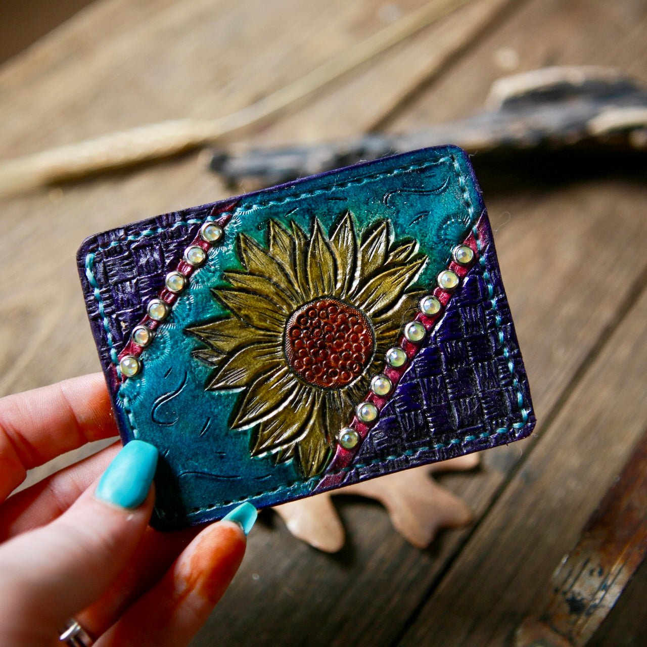 Summer Sunflower Card Wallet