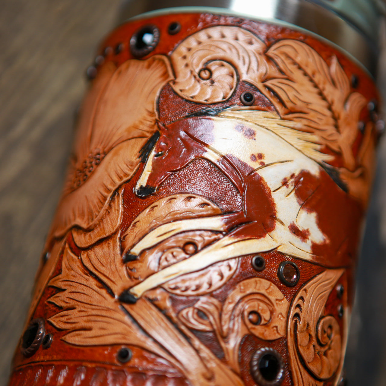 Sepia Paint Horse Wrap & Tumbler