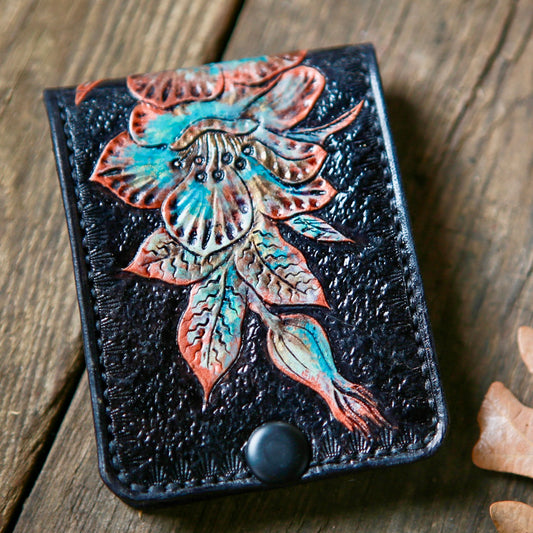 Copper Floral Wallet