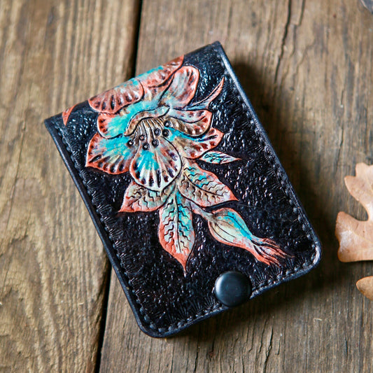 Copper Floral Wallet