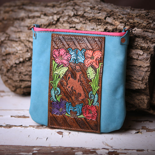 Bucking Horse Crossbody Purse