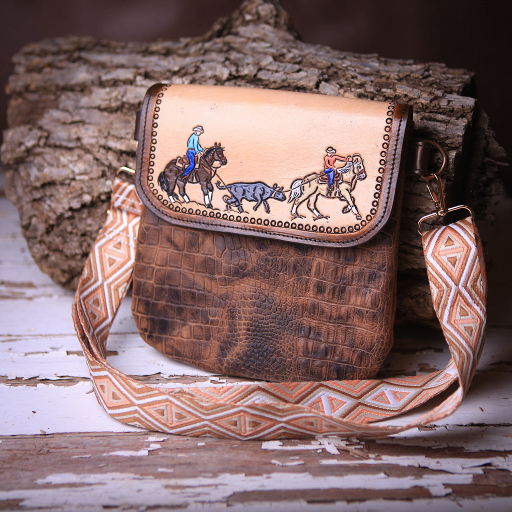 Calf Roping Crossbody Purse