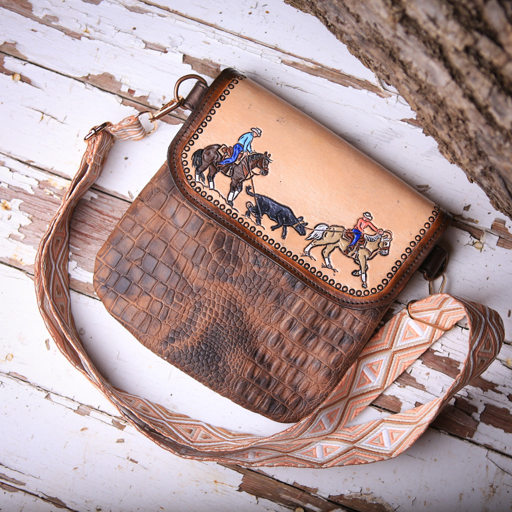 Calf Roping Crossbody Purse