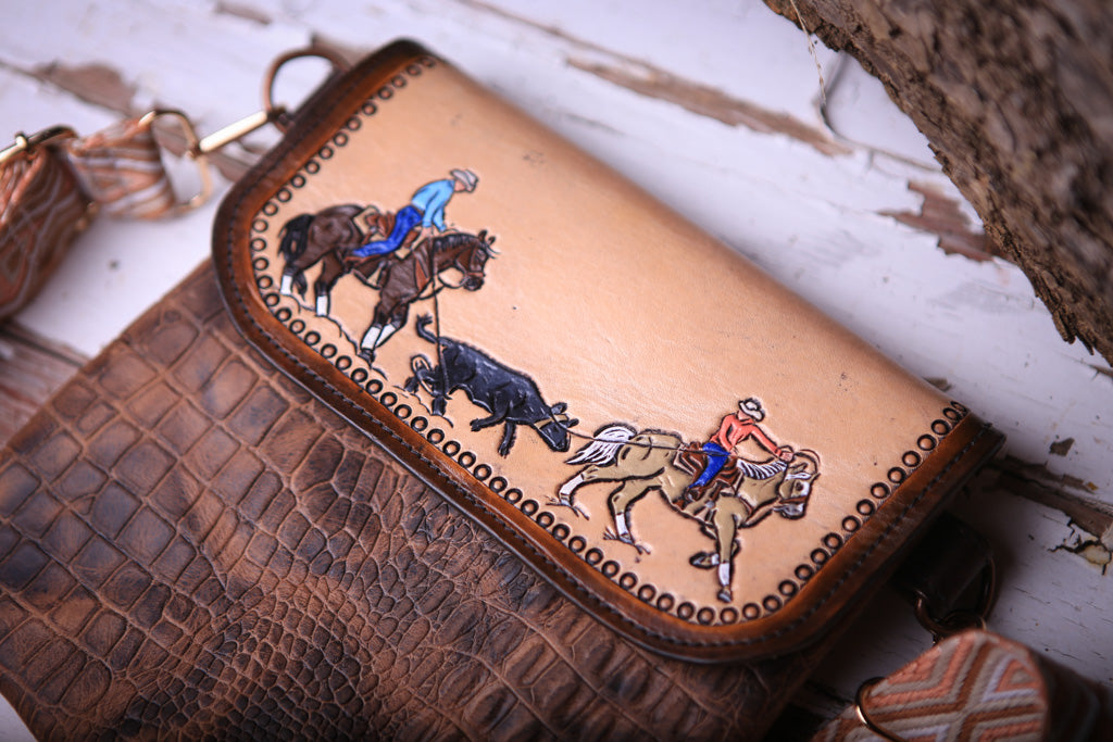 Calf Roping Crossbody Purse