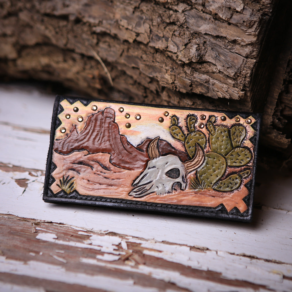 Desert Skulls Checkbook Cover