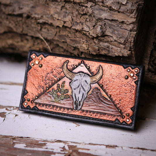 Desert Skulls Checkbook Cover