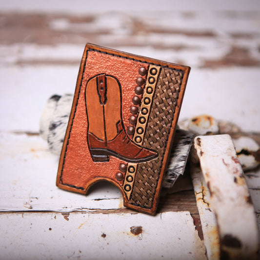 Cowboy Boot Card Holder Wallet