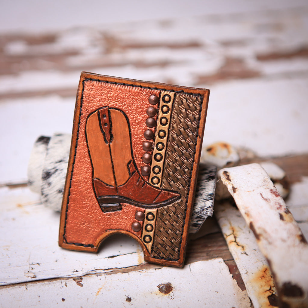 Cowboy Boot Card Holder Wallet